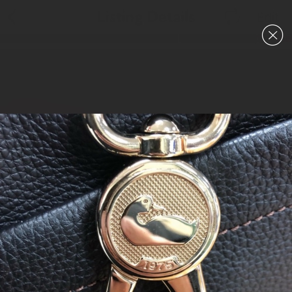 Dooney & Bourke Purse Black Leather Hobo Style - Picture 8 of 8